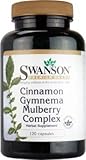 Swanson Cinnamon, Gymnema & Mulberry Complex (120 Capsules)