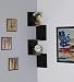 Custom Decor Corner Mount Wall Shelves Zigzag Shape Rack- Purely Laminated - Black RS.899.00