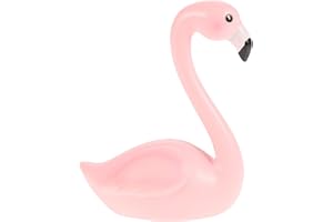VOSAREA Flamingo Ornamente Dekofigur Skulptur für Auto Schreibtisch Büro Garten Balkon Hochzeit Deko (Rosa)