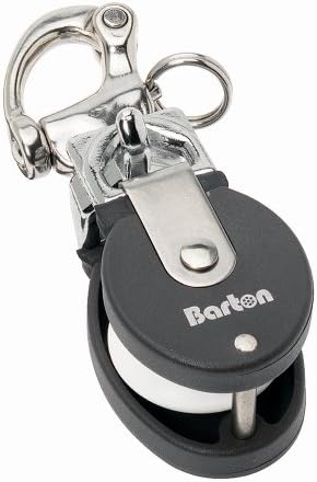 BARTON MARINE SMALL SNATCH BLOCK W/ STAINLESS SNAP