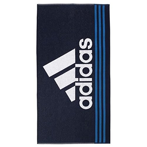 adidas Towel Handtuch Gr. L = 70 X 140 cm Farbe: Dunkelblau; Größe: L (140 x 70 cm)