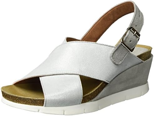 Marc Shoes Women’s Lexi Slingback Silver Size: 7 UK