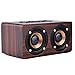Produktbild Tolyneil Hölzerner Bluetooth-Sprecher, tragbarer 10W Bluetooth HiFi-hölzerner Sprecher-Drahtloser Stereolautsprecher für Haus u. Im Freien (Red Wood Grain)