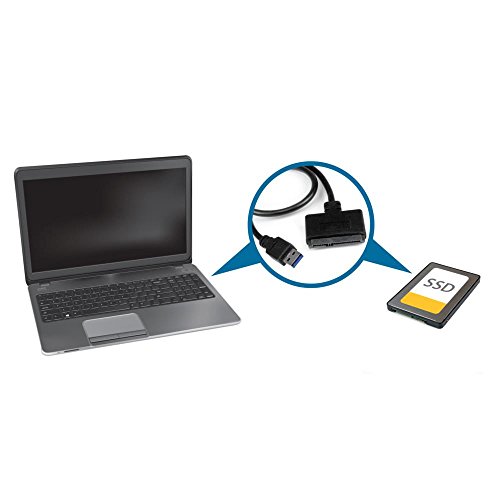 StarTech USB 3.0 auf 2,5″ (6,4cm) SATA III Adapter Kabel mit UASP – USB 3.0 zu SATA SSD/HDD Konverter / Adapterkabel - 4