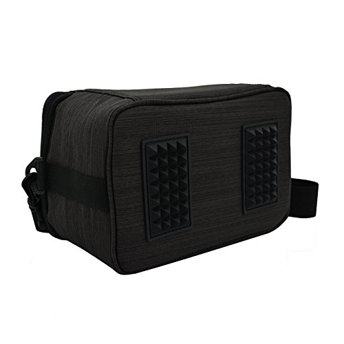 Pushingbest Leinwand Tragetasche Lagerung wasserdichte Hülle stoßfestes tasche für Samsung Gear VR VR Case VR Box VR Pro Riem 3(Black) - 3