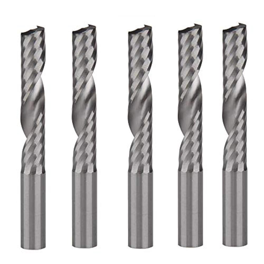 Single bit. Фреза спиральная 8мм. фреза роутер. 5pc single flute spiral milling cutter cnc. фреза lindemann, титановая, длина 45 мм, 10 мм.