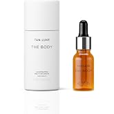 TAN-LUXE THE BODY Fake Tan Drops Medium (15ml) add tanning drops to skin care for a personalized body tan, cruelty-free, and