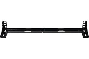 Shinar 1U Ligero Plegable Acero Vertical de 19 Pulgadas Soporte de Estante de Acero Soporte de Pared y Soporte de Base de Mesa Vertical Distribuidor de Pared (1U)