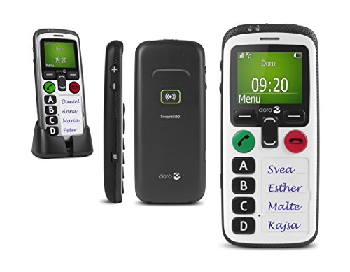 NRS Healthcare Doro Secure 580 SIM-Free 3G Simplified Mobile Phone for Elderly People with GPS Localisation, SOS Button… - Image 11