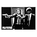 Produktbild Pulp Fiction Poster & Guns B + W (100 x 140 cm, Weiß