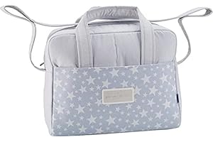 Cambrass Star - Bolso maternal tipo maleta, 32 x 39 x 17 cm, color azul celeste