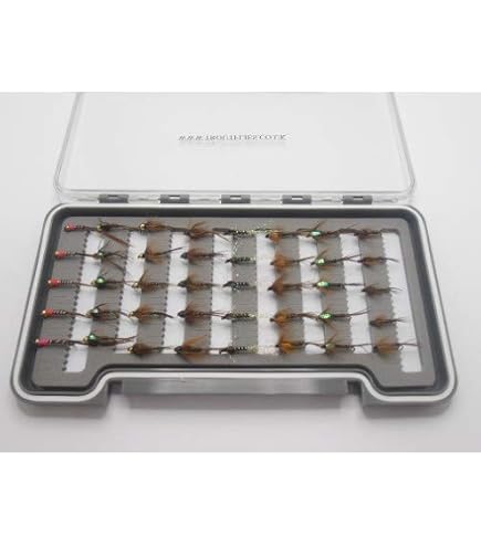 Lot De 50 Mouches Nymphes Olives Pour Pêche à La Mouche – Qualité Supérieure, Livraison Rapide, Idéales Pour Rivières Et Lacs