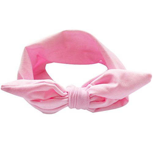 iEFiEL 5 Stück Süßes Baby Mädchen Elastic Hasenohren Stirnbänder Haarbänder Kopftuch - 4