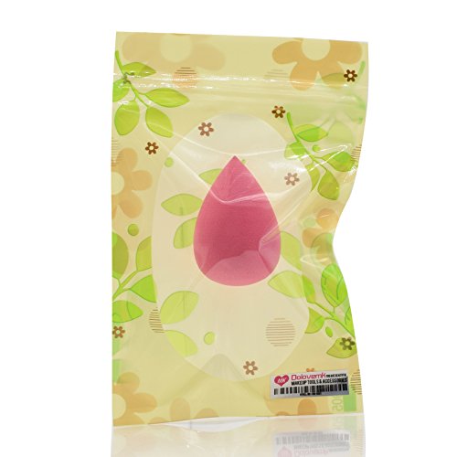 Dolovemk 1Pcs Makeup Sponge Blender Foundation Powder Blending Puffs Beauty Blending Egg | MINI SIZE 4 cm. Height, 4 g. Weight (Latex-Free) | Bigger when Wet for Undereye Makeup ( #2)