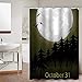 Produktbild jihaoqwer Wasserdicht Schimmel duschvorhang Terror - Bad wasserdicht Schimmel duschvorhang dusche, 150 * 180cm, Stil, EIN