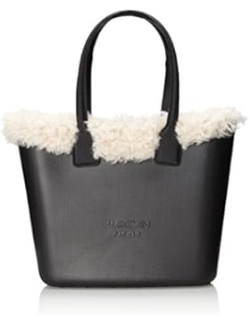 Marc Cain Damen Hb T6.03 Z04 Henkeltasche, Weiß (Panna), 10 x 29 x 39 cm