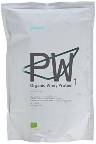 Puori PW1 Organic Whey Protein Shake [Eiweiß Pulver für Schneller Muskelaufbau] 100% Bio Mass Gainer [Pre Workout Fitness Booster Drink] 900gr/30 Tage