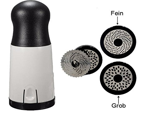 KÄSEMÜHLE Gourmet: Parmesanmühle und Parmesanreibe, Küchenhelfer manuelle Käsereibe, Käseschneider Maschine für Weichkäse und Parmesan ohne Behälter, Käsemaschine Handmühle, Parmesanschneider - 3
