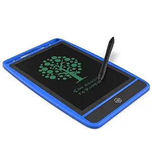 DODGE N WOLVES 8.5 Inch LCD Writing Tablet | Drawing Board | Doodle Board | Writing Pad with | Digital Slate - Portable E Writer Educational Toys, Gift for Kids Student Teacher Notepad (Blue)