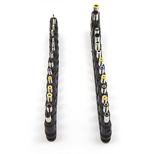 Audel 28 St  ck x Universal Netzteil adapter 5 5x2 1mm AC DC Stecker Set f  r Laptops und Notebooks