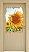 Produktbild Sonnenblumen Sonnenblumenfeld Sonnenblumenkerne Sonnenschein Holzdurchbruch im 3D-Look , Wand- oder Türaufkleber Format: 92x62cm, Wandsticker, Wandtattoo, Wanddekoration