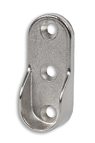 A+U – Kleiderstange für Wand- und Kleiderschrank inkl. Halterungen zur Wandmontage | 30x15mm | 50cm – 150cm oder auf Maß (100cm) - 8