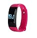 Produktbild Herzfrequenz Armband, yustar 1,7 cm OLED Touchscreen Blut Sauerstoff Monitor Bluetooth Sport wasserdicht Antiverlust Sleep Überwachung Smart Armband M rose