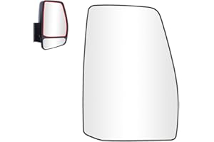 SENZEAL Cristal de espejo reemplazar para Ford Transit Custom 2012-2022 Retrovisor Cristal De Retrovisor Calefactable Retrovisor exterior Lado(Derecha)