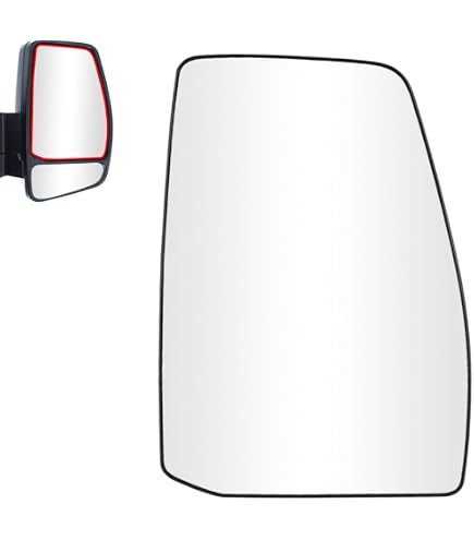 Mingke Vetro Specchio Retrovisore Riscaldabile Lato Destro per Ford Transit Tourneo Custom 2012-2022