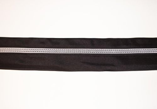 Tailor Waist Band/ Tailor, Students- NO.3 Colour Black / White Band (2 M)