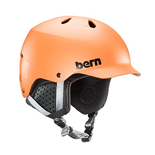 Bern Watts Casco, Hombre, Naranja Mate, S