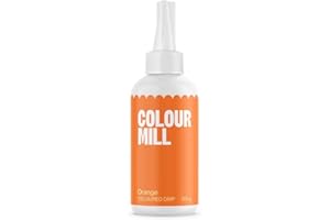 Colour Mill Choco Drip Orange: Schokoladen-Glasur für Desserts - 125 g
