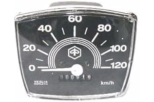 Enfield County vespa Special V50 nero Face Piaggio logo tachimetro Speedo 120 km km/h