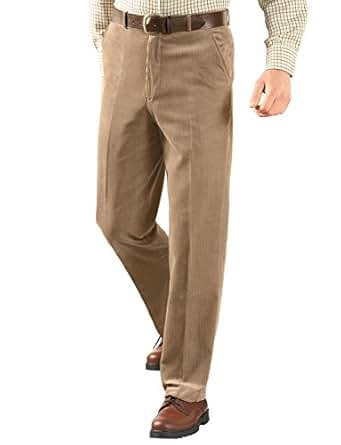 Hommes Pantalon en Velours Côtelé Coton avec Ceinture ...