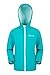 Produktbild Mountain Warehouse Exodus Kinder wasserabweisende Softshelljacke Mantel Übergangsjacke Regenjacke mit Kapuze viele Farben warm winddicht atmungsaktiv outdoor unisex Jungen Mädchen- Gr. 152 (11-12 Jahre) , Blaugrün