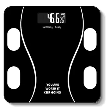 Ionix Weight machine, Digital weight machine, Weight machine for home, Weight machine for kitchen, Weight machine for human body, Weight machine with body fat percentage, (Oval Printed digital weight Machine)