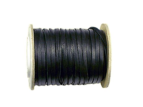 Magic and Arts Lederband Hirschleder 3mm schwarz - 2