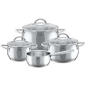 Silit Topf-Set 4-teilig Fleischtopf Stielkasserolle Nobile