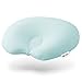 Baby Kopfkissen，orthopädisches Babykissen gegen Kopfverformung und Plattkopf，Kopfform Positioner Hals-Unterstützung Memory-Schaum Baby-Kissen mit Kuhle,Visco-Schaum Kinderkissen, Lagerungskissen Babykissen für Plagiozephalie (blau)
