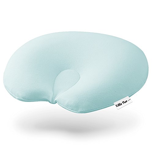 Baby Kopfkissen，orthopädisches Babykissen gegen Kopfverformung und Plattkopf，Kopfform Positioner Hals-Unterstützung Memory-Schaum Baby-Kissen,Visco-Schaum Kinderkissen, Lagerungskissen Babykissen für Plagiozephalie