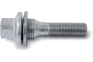 H&R Tornillo de Rueda Plano con Arandelas M12x1.25 - Longitud 59mm (PE. Compatible con Citroën, Peugeot)