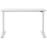 U-DO Sit&Stand Y&uuml;kseklik Ayarlı Standart Kontrol Panelli &Ccedil;alışma Masası - HDF Toz Boya (Beyaz)