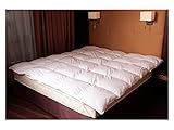 Wärmestufe 3 Mayaadi-Home MA46 Warme Daunendecke 200x220cm Bettdecke Daunen Decke Steppdecke Weiss 1400 Gr. 100 prozentiges Naturprodukt