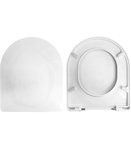 Hydrohome Copriwater In Plastica Termoindurente, Compatibile Con FLO KERASAN, Bianco, MADE IN ITALY, Chiusura Classica - 2