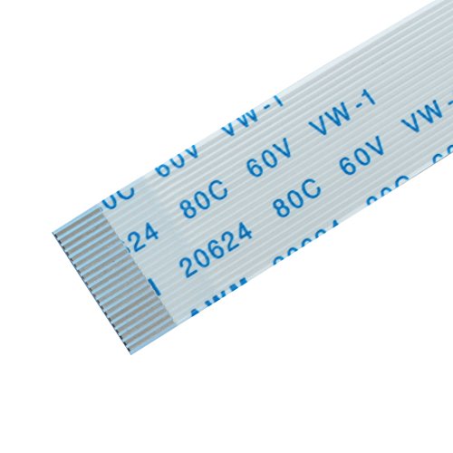 sourcingmap® 10 Stk 0,5mm Pitch 20 Pin AWM 20624 80C 60V VW-1 flexibel Flachkabel FFC 200mm - 3