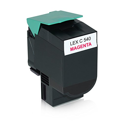 4 Toner kompatibel zu Lexmark C540N, C543DN, C544DN, C544DW, X543DN, X544DN, X546DTN, X548DE – Schwarz 2.500 Seiten, Color je 2.000 Seiten - 4