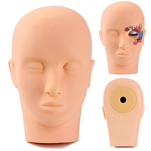 Neverland Beauty Training Mannequin Make Up Practice Flat Head Eye False Lashes Eyelash Extensions Lip Tatoo Practice Model Mannequin Manikin Head