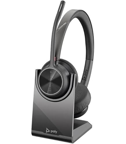 Poly - Voyager 4320 UC Wireless Headset + Charge Stand