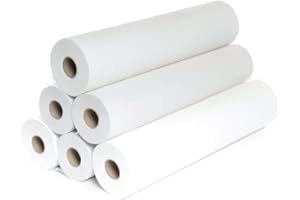 ANTIGUA HEALTH CARE Draps D'examen Gaufré - Pure Ouate Blanche 2x18g/m² - Carton De 9 Rouleaux - Type 135 Formats - Dimension 50x35cm - Ft10032 - Fabricant Français