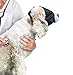 Produktbild Beruhigende Kappenaugenmaske for Hunde - Verstellbare Schattierungsmaske for Haustier, Angst, Nylonhalsband - Augenmaske zum Öffnen von Haustieraugen, zum Schneiden von Hundehaar, Waschbad, Prune Claw